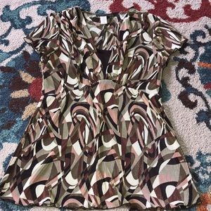 Connected ladies top